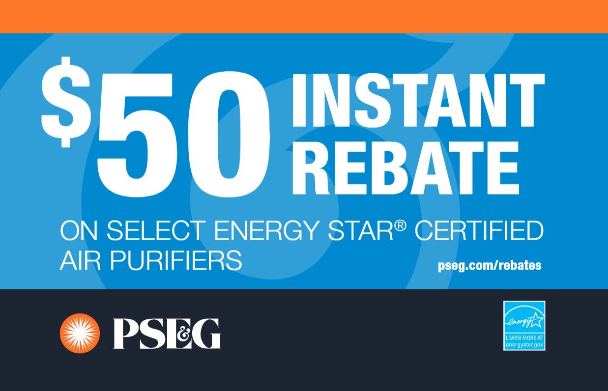 $50 rebate on select Air purifiers